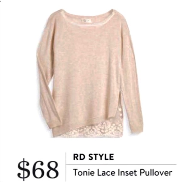 RD Style Sweaters - Stitch Fix RD Style Tonie Lace Sweater Pullover